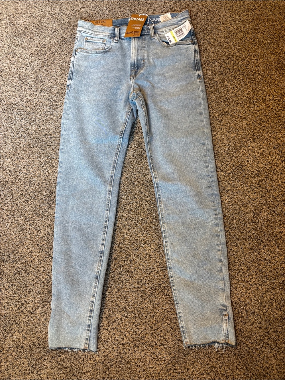 Light Blue Women’s  Jeans - High Rise Straight Fit